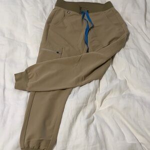 Figs women’s tan Zamora Jogger Pants